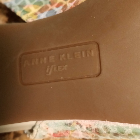 COPY - AK sling back multi colored shoes, pink, yellow, teal, cream, orange spl… - Picture 4 of 9